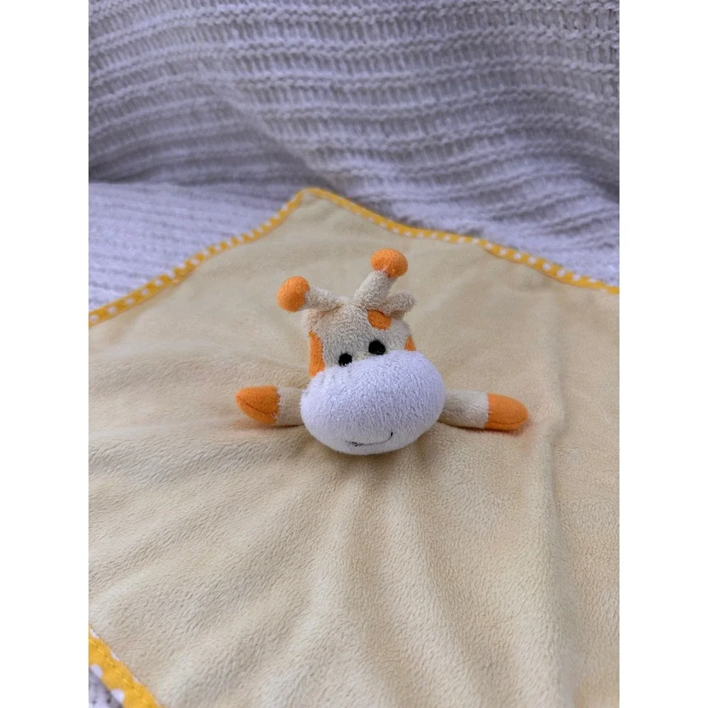 Garanimals Zebra Pink Satin & Cracker Barrel Giraffe Baby Security Blanket Lot‎